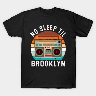 Vintage No Sleep Til Brooklyn Old School T-Shirt